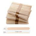 50/100PCS Natural Wooden Pop Popsicle Sticks 11.4*1CM Length Wood Craft Ice Cream Sticks Popsicle Sticks Popsicle Accesories