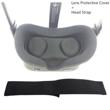 Lens Protective Cover Anti Scratch+Head Strap Weight Reduction Comfortable For Oculus Quest VR Glasses Easy Clean Accessories