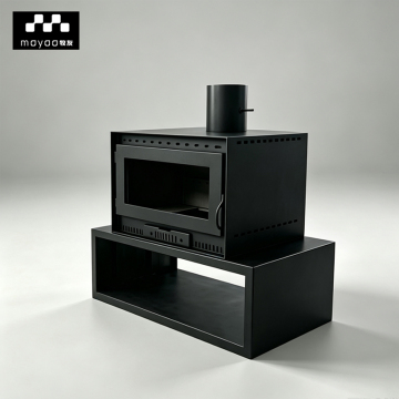 Freestanding Wood Burning Fireplace