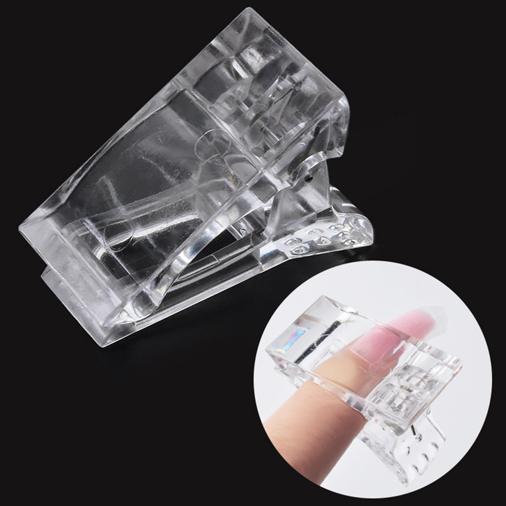 Brand New 1/2/5PCS/Set Nail Tips Clip Quick Building UV Builder Gel Assistant Tool DIY Manicure Plastic Extension Clamp