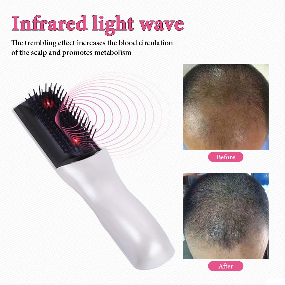 New Infrared Massage Comb Hair Comb Massage Equipment Comb Hair Growth Care Treatment Hair Brush Grow Laser Hair Loss Therapy