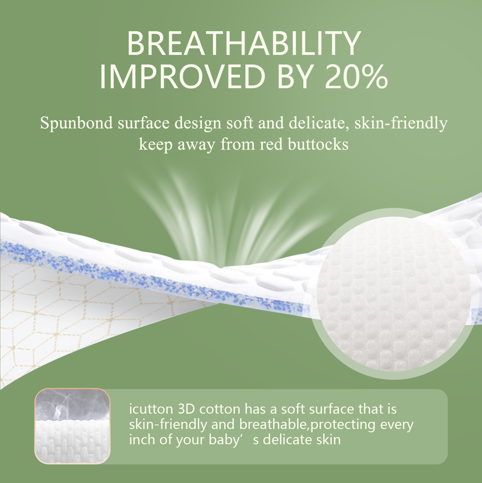 High quality baby disposable diapers