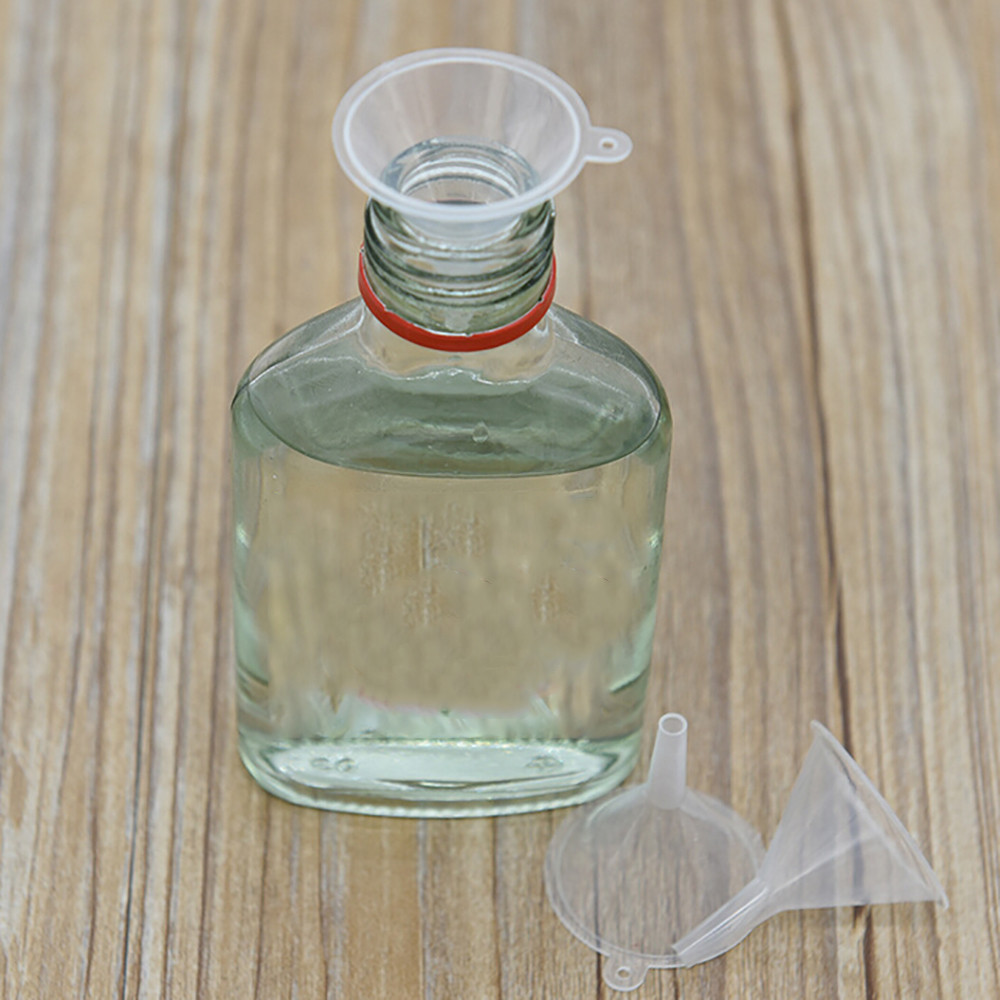 10pcs Mini Transparent Plastic Funnel For Perfume Diffuser Bottle Liquid Oil Funnels Kitchen Specialty Tools