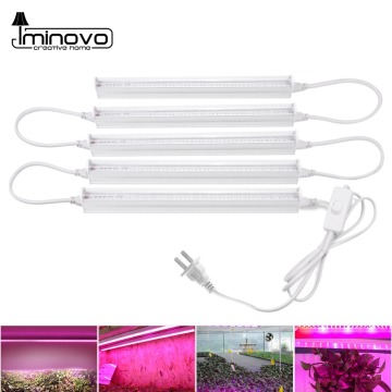 CFL LED Grow Light Full Spectrum Tube Lampada 30W 50W 80W Indoor Flowering Garden Plant Lamp 110V 220V IR UV Hydroponics System