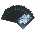 54 New Waterproof PVC Pure Black Plastic Playing Card Set Poker Classic Performance Skill Tool Christmas Gift 2020