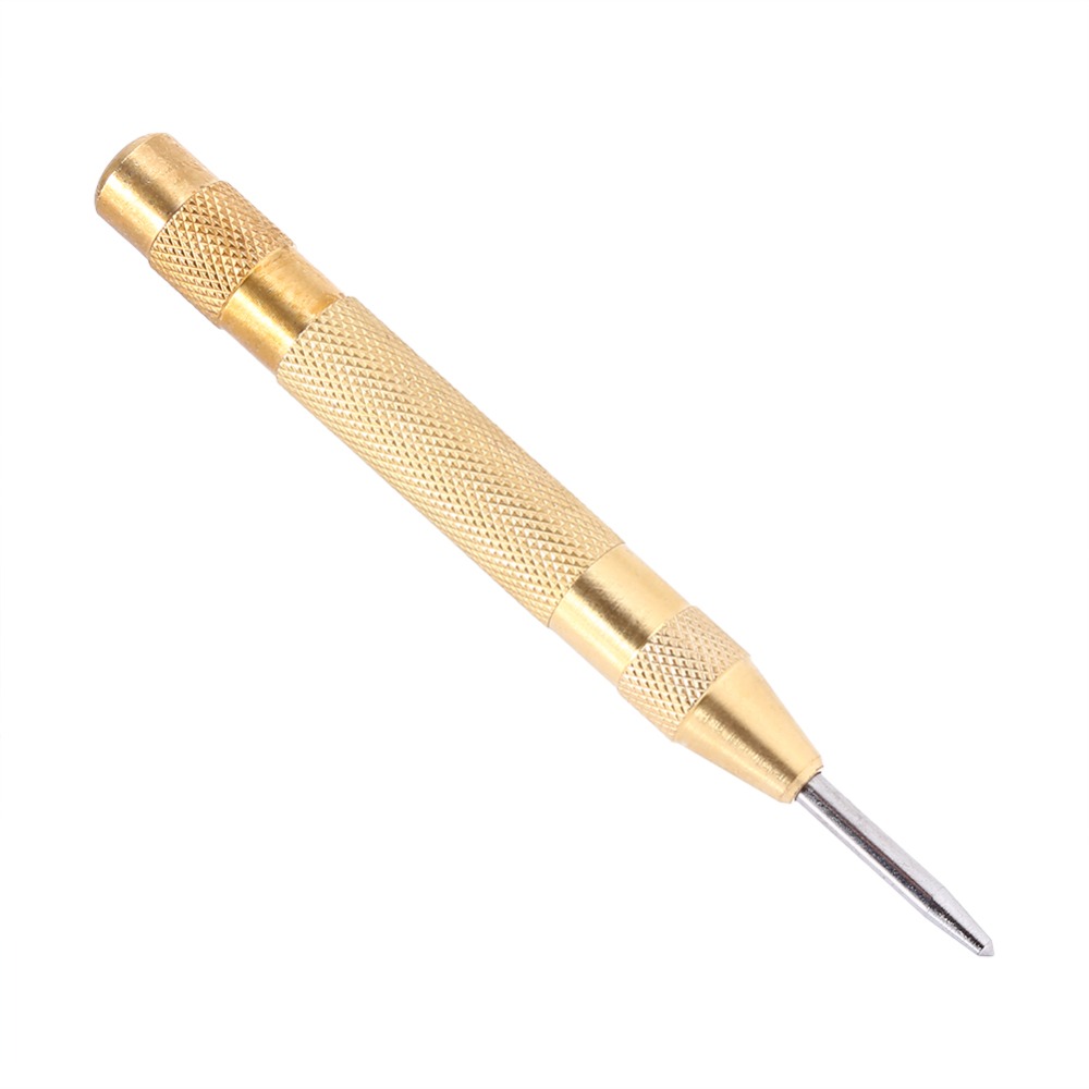 Automatic Centre Punch 5'' Automatic Center Pin Punch Strike Spring Loaded Marking Starting Holes Tool Chisel Steel