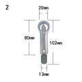 1Pcs Heavy Duty Rust Resistant Damaged Nut Splitter Spanner Steel Wrench Hex Remove Cutter Tool