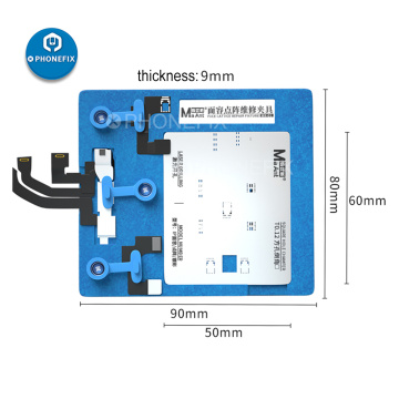 Maant BGA Reballing Tin Steel Mesh + Tin Planting Platform X-11 Pro Max Repair Dot Matrix Face ID Not Working Reballing Fixture