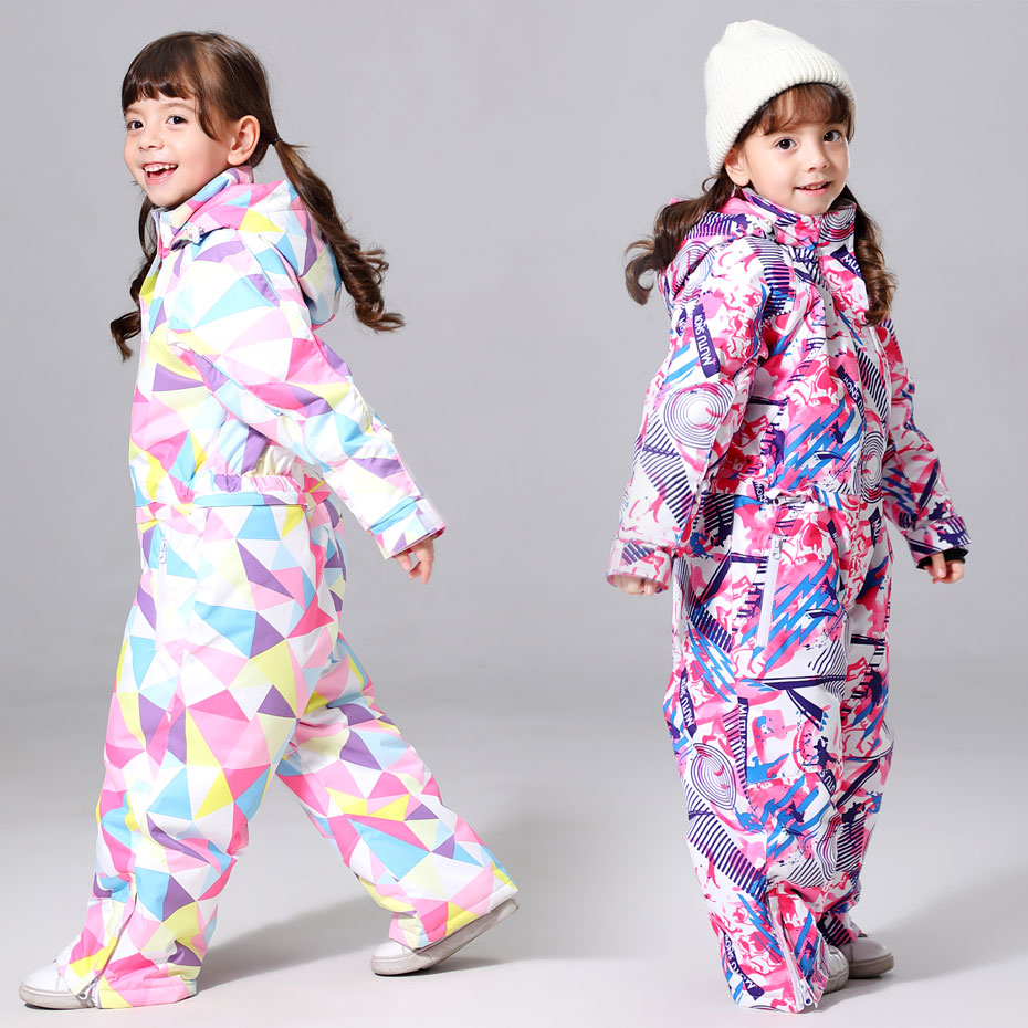 Winter -30 temperature Kids Ski Suit Children Brands Waterproof Warm Girls Snow Jacket Skiing And Snowboarding Jacket Child