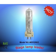 ROCCER MSD250W/2 GY9.5 Metal Halide Lamp msd250w for 250W Moving Head 8000k msd250 /2 HSD250W/80 ms