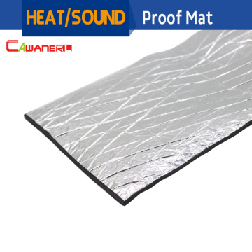 Cawanerl 20CM X 100CM Aluminum Foil Car Sound Heat Insulation Mat Deadening Proofing Material Pad Noise Barrier Deadener