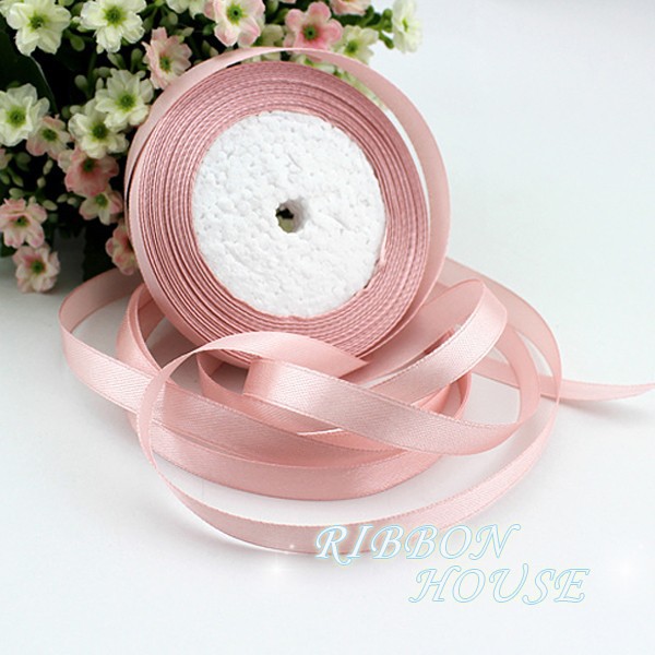 6mm-50mm Coral Pink Silk Satin Ribbon Party Home Wedding Decoration Gift Wrapping Christmas Birthday DIY Material Supplies 22m