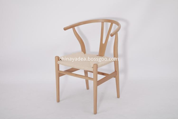 walnut wishbone chair replica