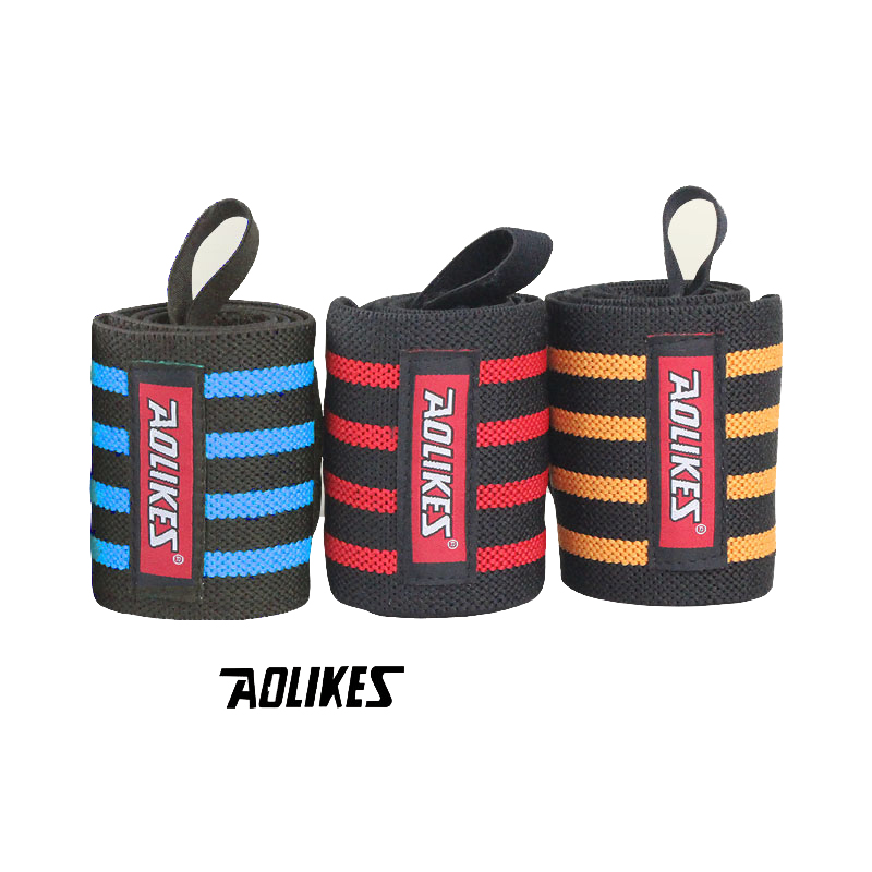 AOLIKES 1PCS Hand Wraps Wrist Strap Weight Lifting Wrist Wraps Powerlifting Bodybuilding Breathable Wrist Support