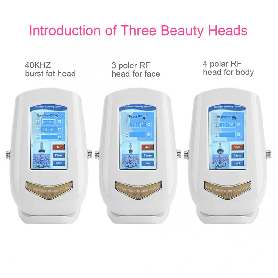 3 in1 Lw101 RF Radio Body SPA Shaper Weight Loss Slimming Machine Frequency Vacuum lipo Laser Cavitation Weight Loss Instrument