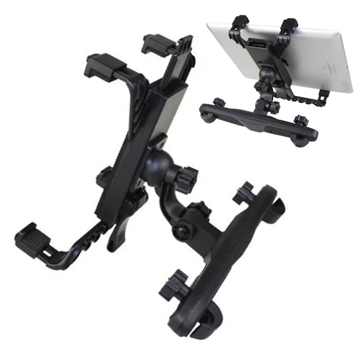 Universal 360 Rotation Adjustable Car Holder Back Seat Headrest Mount Holder Stander for 7" to 11" Tablet Portable DVD Player
