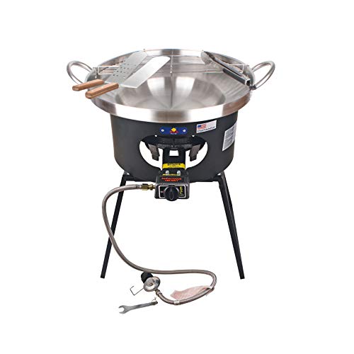 Stove Burner Set With Comal Cookware