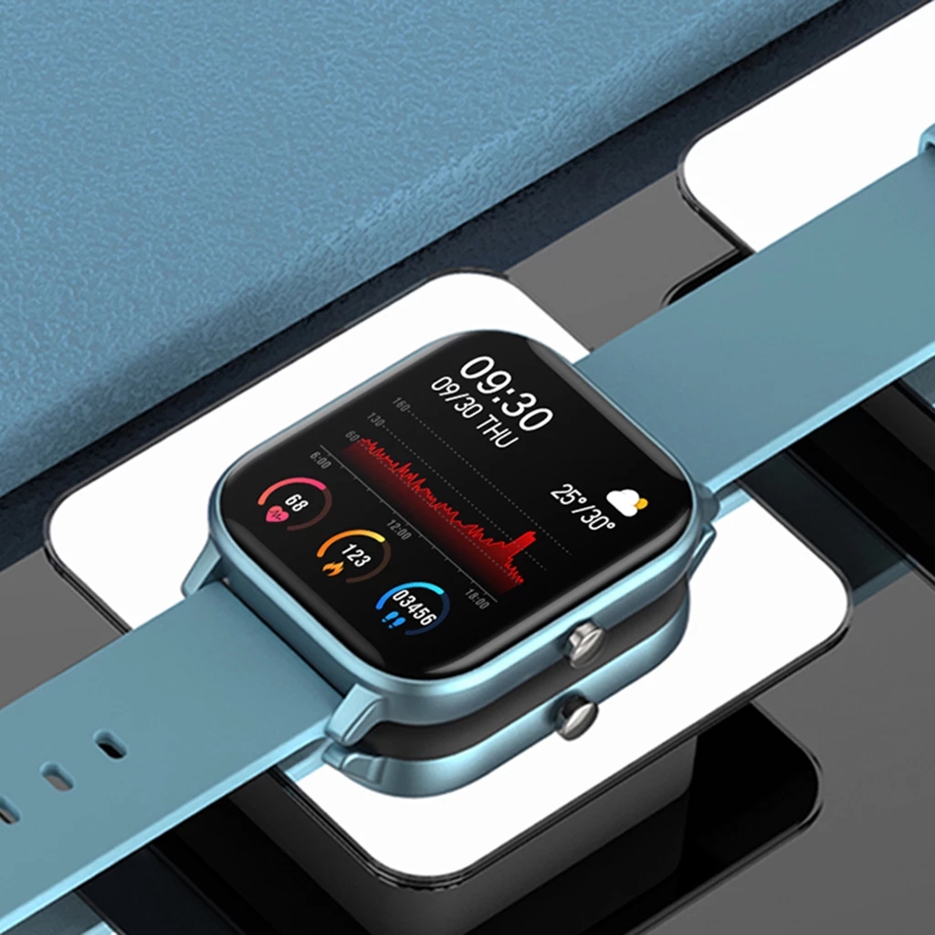 LIGE New P8 Color Screen Smart Watch Women men Full Touch Fitness Tracker Blood Pressure Smart Clock Women Smartwatch for Xiaomi
