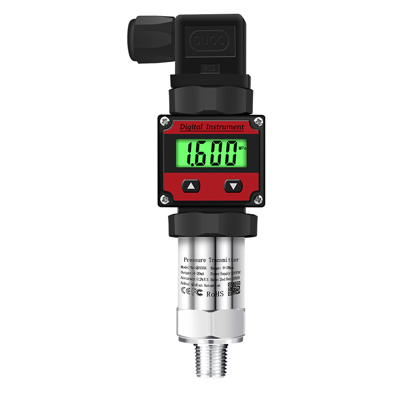 4-20mA output signal pressure transmitter/sensor LED LCD Digital display function pressure sensor Range: -0.1-1000bar