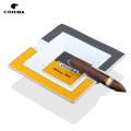 COHIBA Square Ceramic Cigarette Ashtrays 2 Holder 1 Ash Slot Table Cigar Ash Tray Large Ashtray For Home With Gift Box