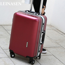 LEINASEN New fashion students rolling luggage 20" 22" 24" 26" inch brand carry on box men travel suitcase women trolley luggage