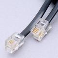 Telephone Handset Cord Black Coiled Phone Cord Cable Landline Extension Modular Wire RJ11 4P4C Telephone Accessory