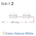 Nature White 2 Bulbs