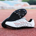 Track and Fields Shoes Professional Mens Womens Track Spikes Shoes Unisex Running Sport Shoes with Spikes Athletics Jump Hurdle
