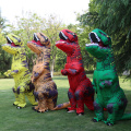 T REX Mascot Inflatable Dinosaur Costume For Kids Adult Dino Cartoon Anime Cosplay halloween Inflatable Costumes Fancy Mascot