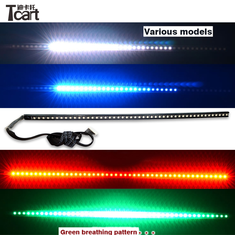 Tcart 147model Waterproof 54CM 48LED RGB highpower remote RGb color LED Knight Rider Lights with wireless remote control