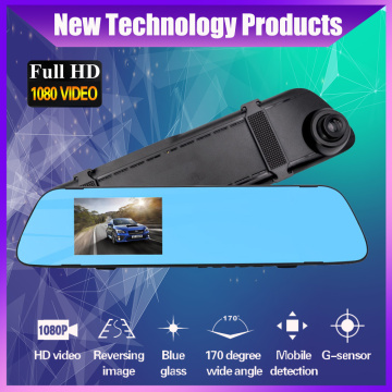 Car dvr Car Mirror Dvr dash Camera Auto 4.0 Inch Rearview Mirror Digital Video Recorder Dual Lens Registratory Camcorder