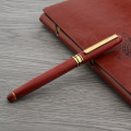 High Quality Luxury Red wood Fountain Pen Trim M Nib Gold Ink pen Stationery Office school supplies Writing NEW