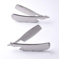 Hair Comb New Men's dedicated Stainless steel folding comb set Mini pocket comb beard care tool Convenient and use hair brush