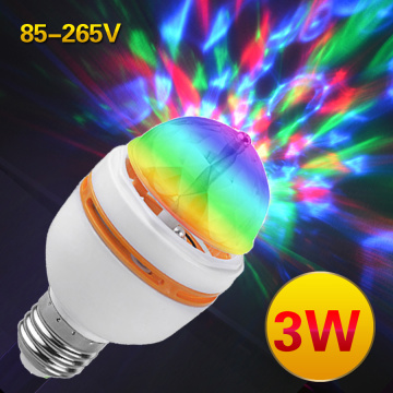 Holiday Lights LED Light E27 RGB Blub 220V 110V 3W 6W 85-265 5V USB Socket Stage Lamp Festival Christmas Double Balls Colorful