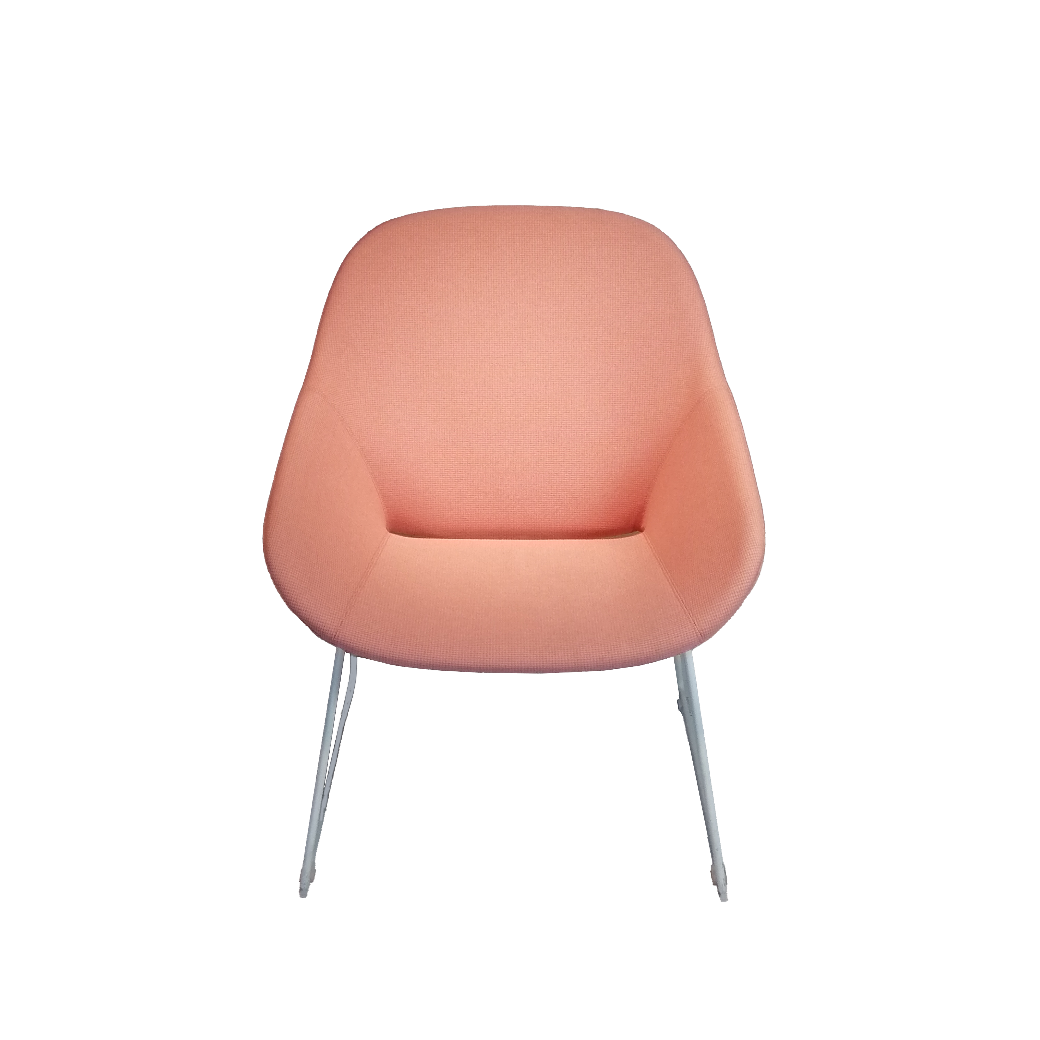 Simple Design Modern Lounge Chairs Design Living Room Furniture Pink Fabric Seat Modern Leisure Chair