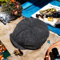 CDC1 Classic Good Quality Vintage Herringbone 30% Wool Cap 3 Colours