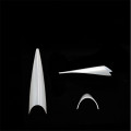 500pc/Box Stiletto Nail Tips Clear/Natural False Fake Nails French Artificial False Nail Tips Design Extra-Long Fingernail Claw