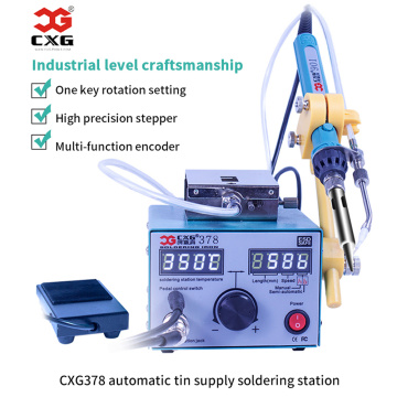 Automatic Soldering Machine Tin Feeder Foot Rest Constant Temperature Soldering Station Suit 378 Internal Heated Soldering Iron