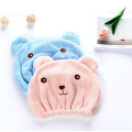 Fashion Cutie Bear dry hair cap Microfiber Hair Turban Water-absorbing thickened hair Quick-drying shower cap