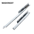 WASHINGST 42mm Width Damping Three Section Soft Close Bottom mount Furniture Cabinet Drawer Slide Rail