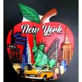 Resin Fridge Magnet United States Flag New York Tourist Souvenir Empire Building Statue of Liberty Refrigerator magnets Stickers