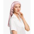 19 Momme Elegant Night Silk Bonnet Hair Care Accessories Long Silky Night Hat Extra Long Elastic Band for Women Cur