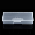 Transparent Nail Art Equipment Storage Box Display Boxes Organizer Case Buffer Grinding Files Plastic Nail Manicure Tool Storage