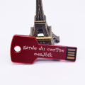 Metal Pen Drive Key USB Flash Drive 2.0 4GB 8GB 32GB 16GB Storage Device 128MB Memory Stick Engrave Gifts(over 10pcs Logo Free)