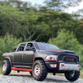 1:32 Simulation Alloy Car Model New Dodge-Ram TRX-Pickup Metal Car Model Sound And Light Pull Back Childs Boy Toy Car Gifts