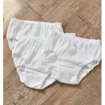 3/PCS Kids Briefs Bamboo Cotton Children's Underwear White Pure Baby Bread Pants Girl Underwear Briefs