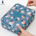 Women Makeup bag Cosmetic bag Case Make Up Organizer Toiletry Storage Neceser Rushed Floral Nylon Zipper New Travel Wash pouch