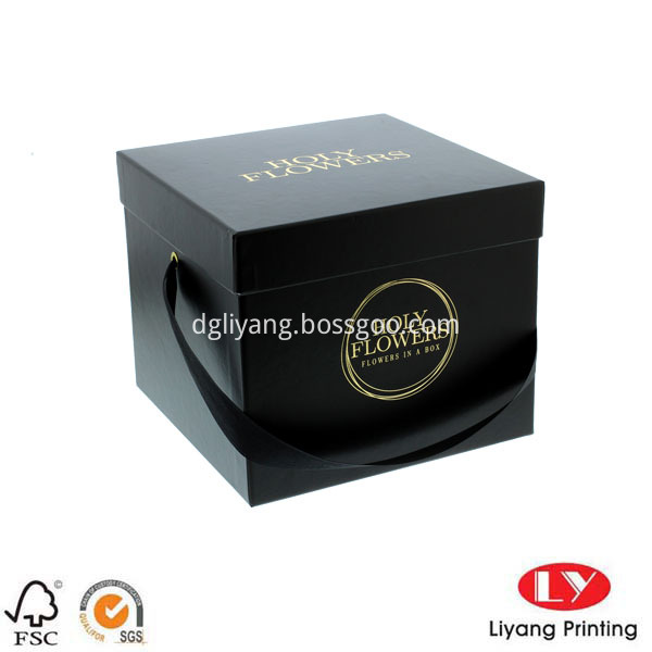 paper box packaging black