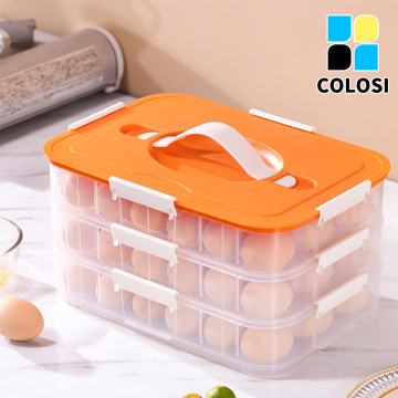 Multi-layer egg storage box