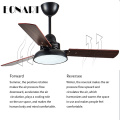 42 Inch LED Ceiling fan with lamp roof lighting fan modern bedroom living room kitchen decorate ceiling fans with remote control